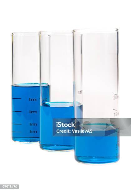 Tubes Stock Photo - Download Image Now - Beaker, Biochemistry, Blue