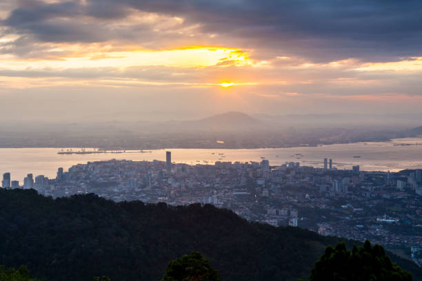 istock George Town City view from Penang Hill during dawn 979166934