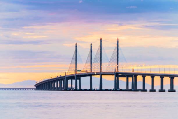 istock 2nd Penang Bridge view during dawn in George Town, Penang, Malaysia 979184084