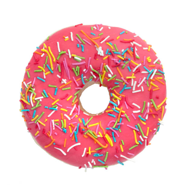 istock Donut with colorful sprinkles isolated 979184826