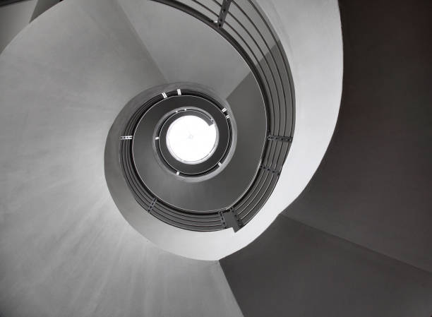istock black and white spiral staircase 979193846