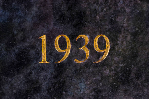 istock The number 1939, engraved in gold letters on marble. 979198766