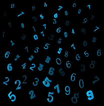 Numbers Rising Wallpaper Falling Numbers Digits Beautiful Background Design Wallpaper Stock ...