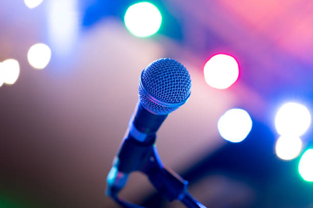istock Microphone in party or concert 979211040