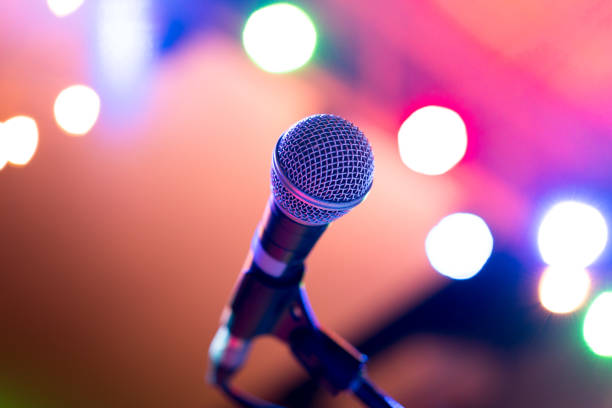 istock Microphone in party or concert 979211312