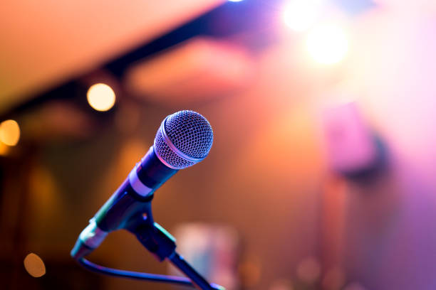 istock Microphone in party or concert 979211754
