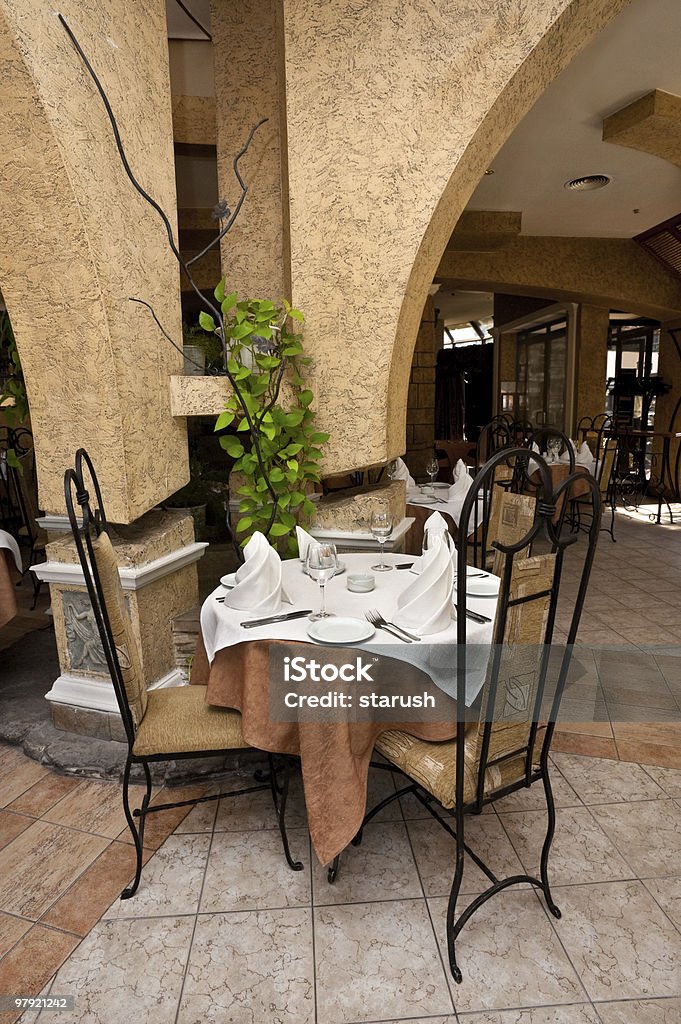 interior do restaurante - Royalty-free Artigo de Decoração Foto de stock