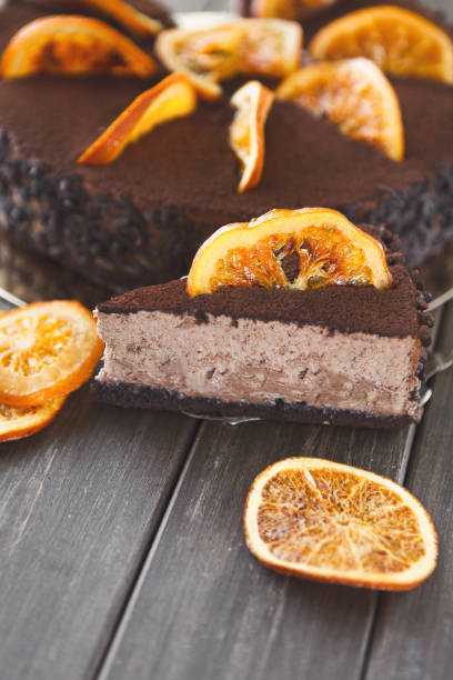 istock Chocolate cake with cream and profiterole 979216528