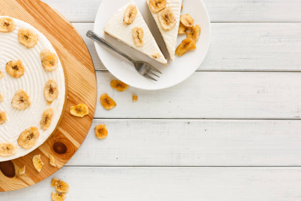 istock Delicious banana cake on table 979216814