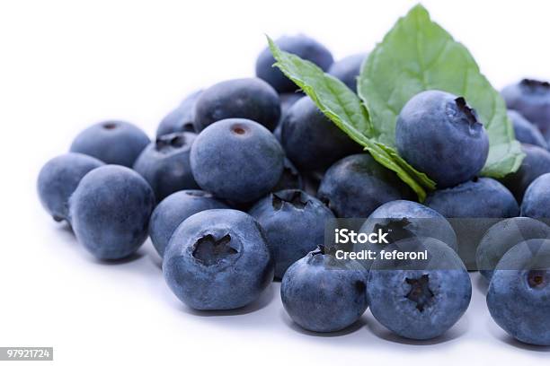 Tasty Blueberries Stock Photo - Download Image Now - Berry Fruit, Blue, Blueberry