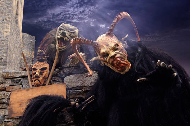 istock Demon Double Portrait in the Mist 97921735