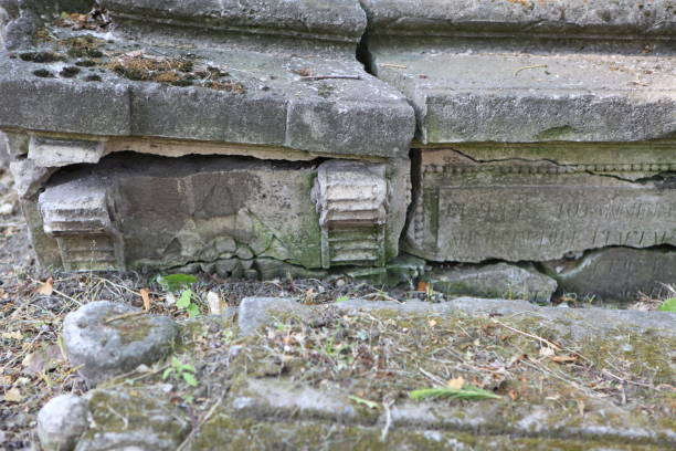 istock Ancient fragments of stones on excavations 979232506