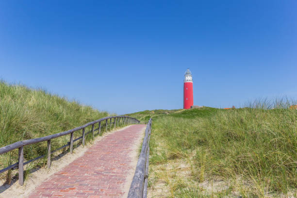 istock Path leading to the lighthouse on Texel island, Netherlands 979250932