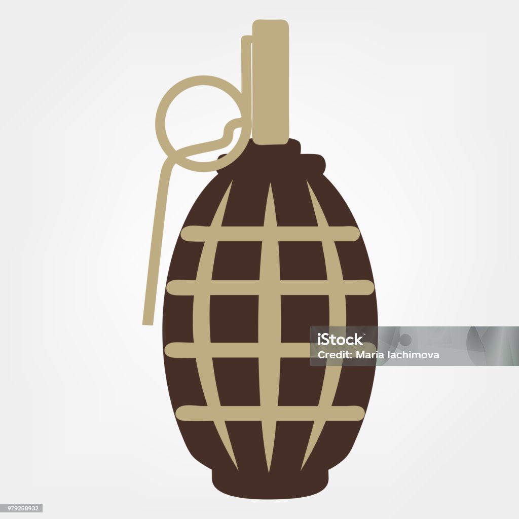 Grenade Exploding Vector Combat Grenade Vector Stock Illustration - Download Image Now ...