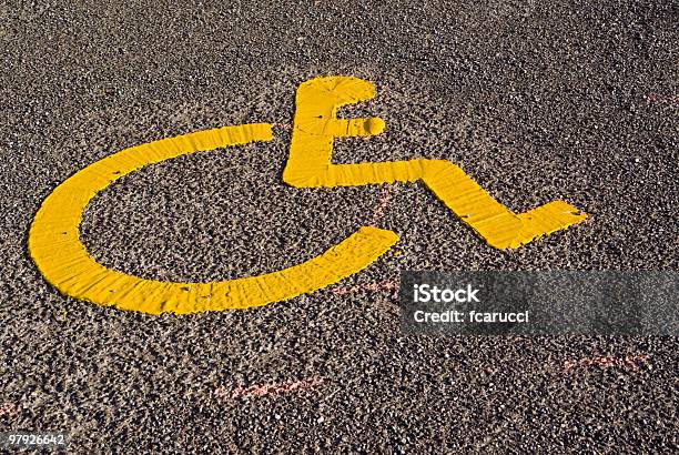 Disabled Parking Stock Photo - Download Image Now - Accessibility Sign, Accessibility for Persons with Disabilities, Asphalt