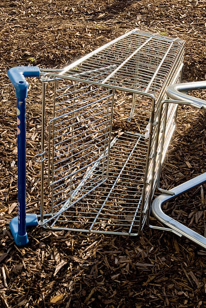 istock Shopping cart abandoned 97926659