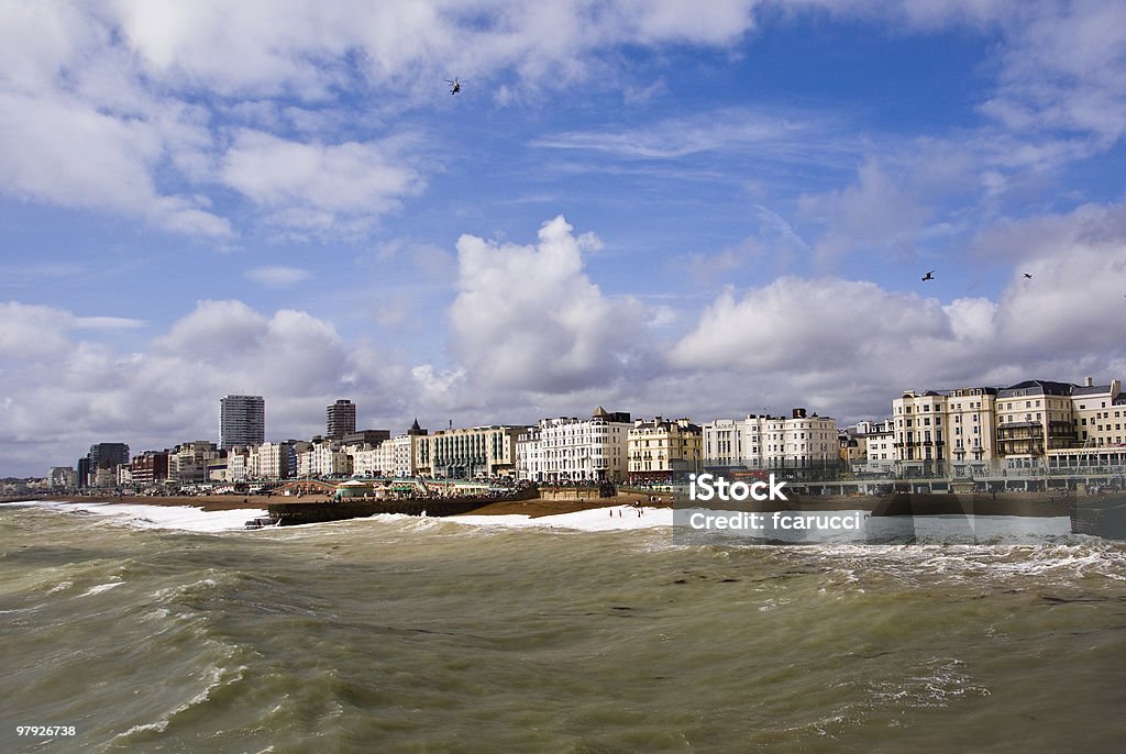 Brighton skyline  Beach Stock Photo