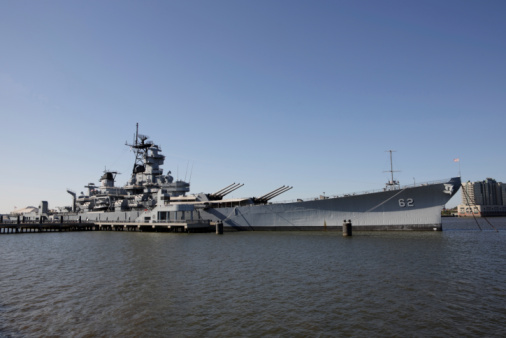 Kocaeli, Turkey - July 7, 2020: Old Turkish navy Force ship representing on sekapark in Kocaeli, Turkey.