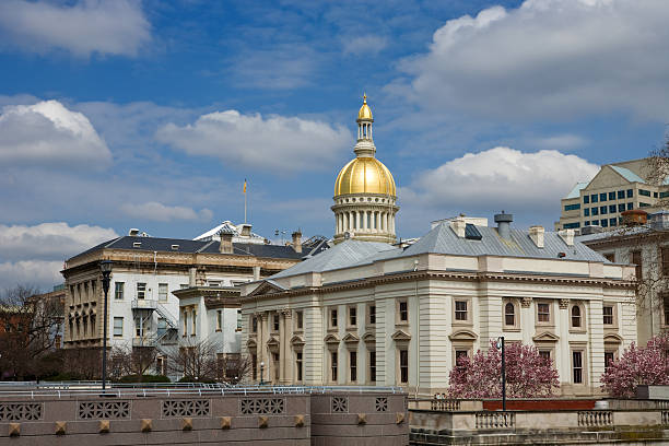 New Jersey State House stock photo