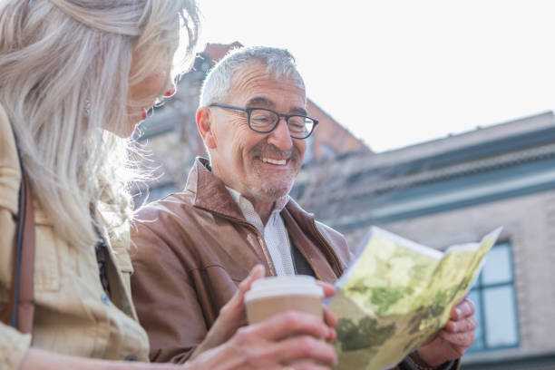 istock Confident senior couple enjoy vacation together 979269124