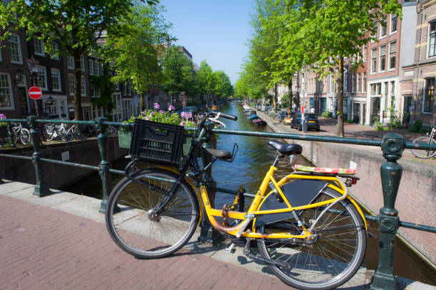 istock Bike and canal in Amsterdam 979269510