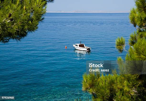 Boat At Sea Stock Photo - Download Image Now - Blue, Color Image, Day