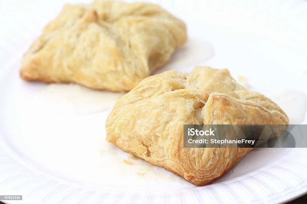 Stuffed Puff Pastries  Baked Stock Photo