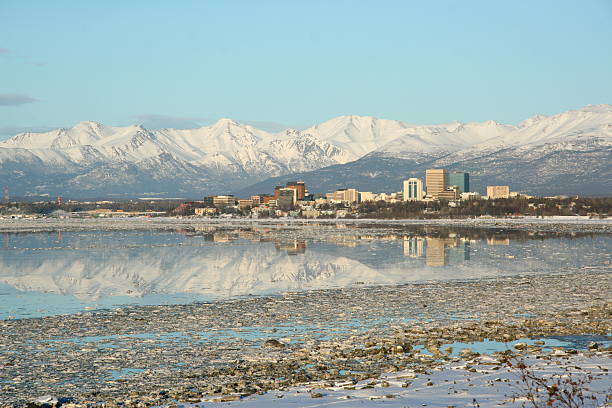 istock Beautiful view of anchorage Alaska 97927446