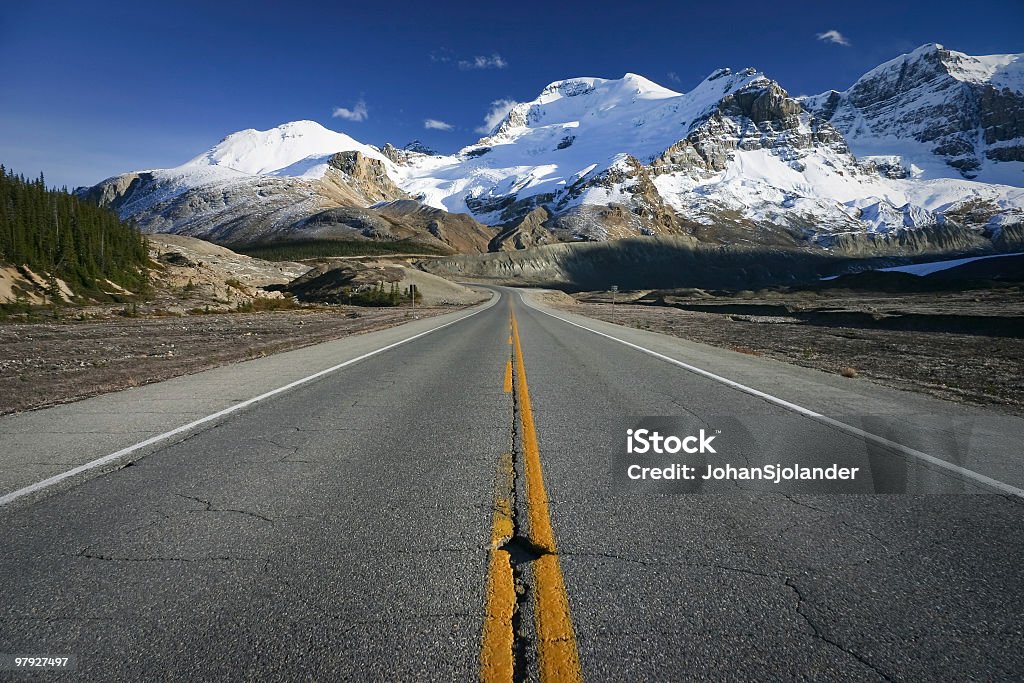 Icefields Parkway - Foto stock royalty-free di Alberta