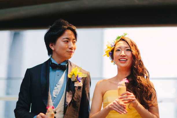 istock Portrait of couple during their wedding 979276032