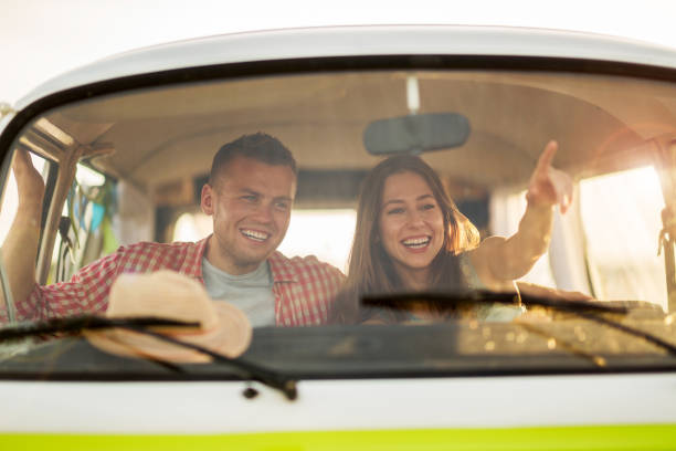 istock Young couple out on a road trip 979279866