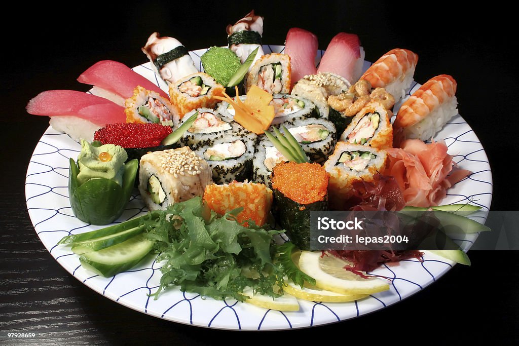 Comida Japonesa - Royalty-free Alimentação Saudável Foto de stock