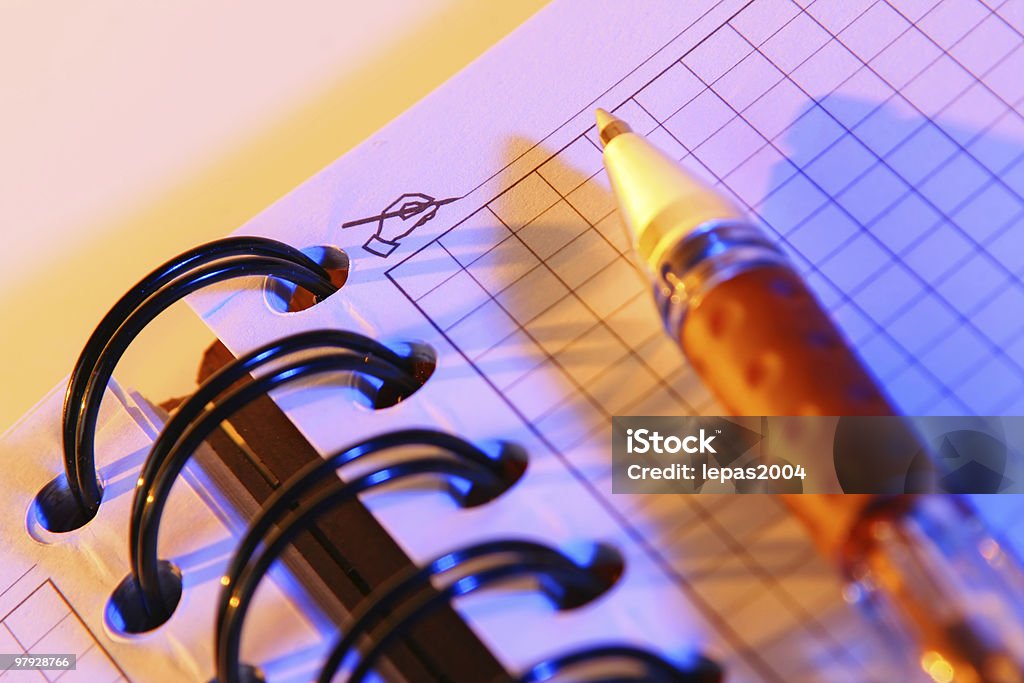 Handbook and handle  Black Color Stock Photo