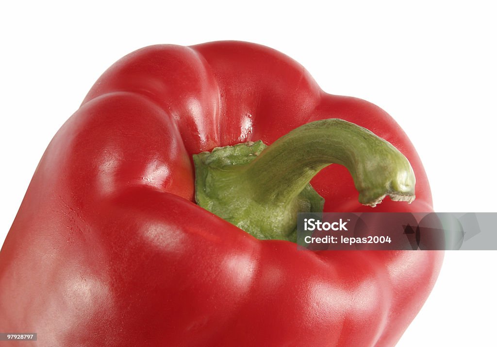 Pimiento rojo vegetal - Foto de stock de Alimento libre de derechos