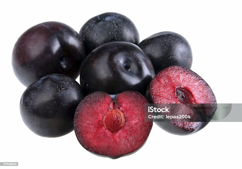 Prugna rosso - Foto stock royalty-free di Alimentazione sana