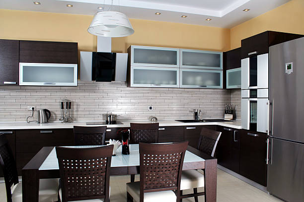 istock The interior of a sleek, modern kitchen 97928876