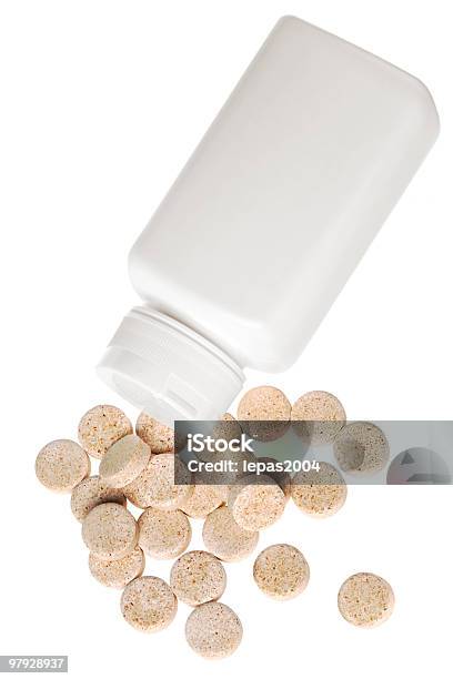 Tablet With Bootle Stock Photo - Download Image Now - Blank, Bottle, Bright