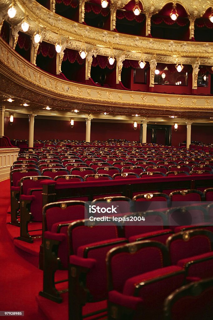 Teatro clásico - Foto de stock de Asiento libre de derechos