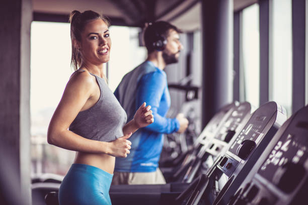 istock Happy girl jogging. 979295984