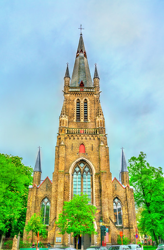 Church of Maria Magdalena in Bruges - West Flanders, Belgium