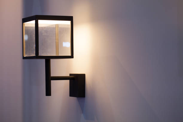 istock Beautiful modern wall lamp interior contemporary decoration 979321362