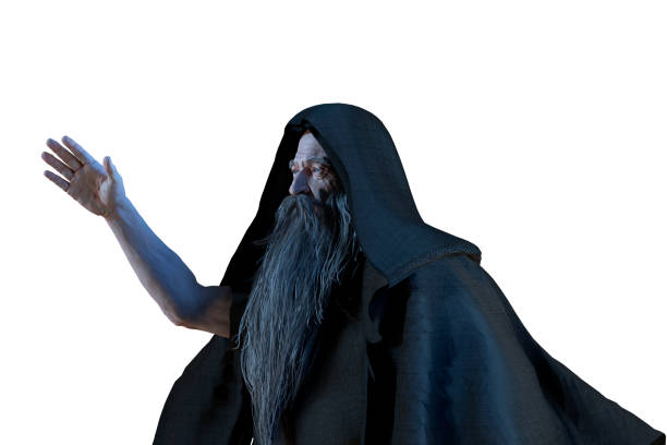 istock 3D Illustration of an elderly the wizard 979321776