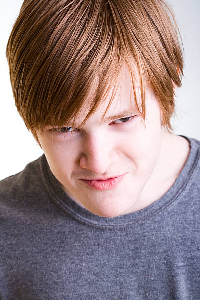 istock Aggressive red-haired teenager 97932269