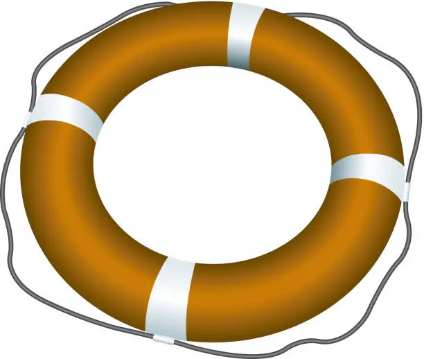 Vector illustration of Lifebuoy (vector)