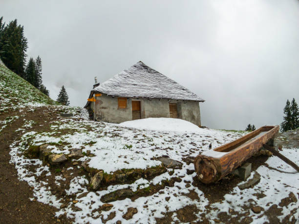 istock Chalet in Switzerland Alps 979331602