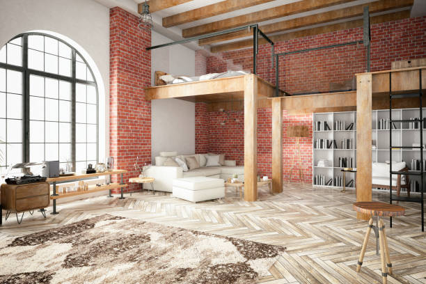 istock Loft Room with Mezzanine 979338872