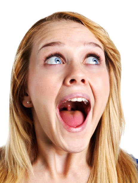 istock Utterly delighted young blonde woman is super excited 979358150