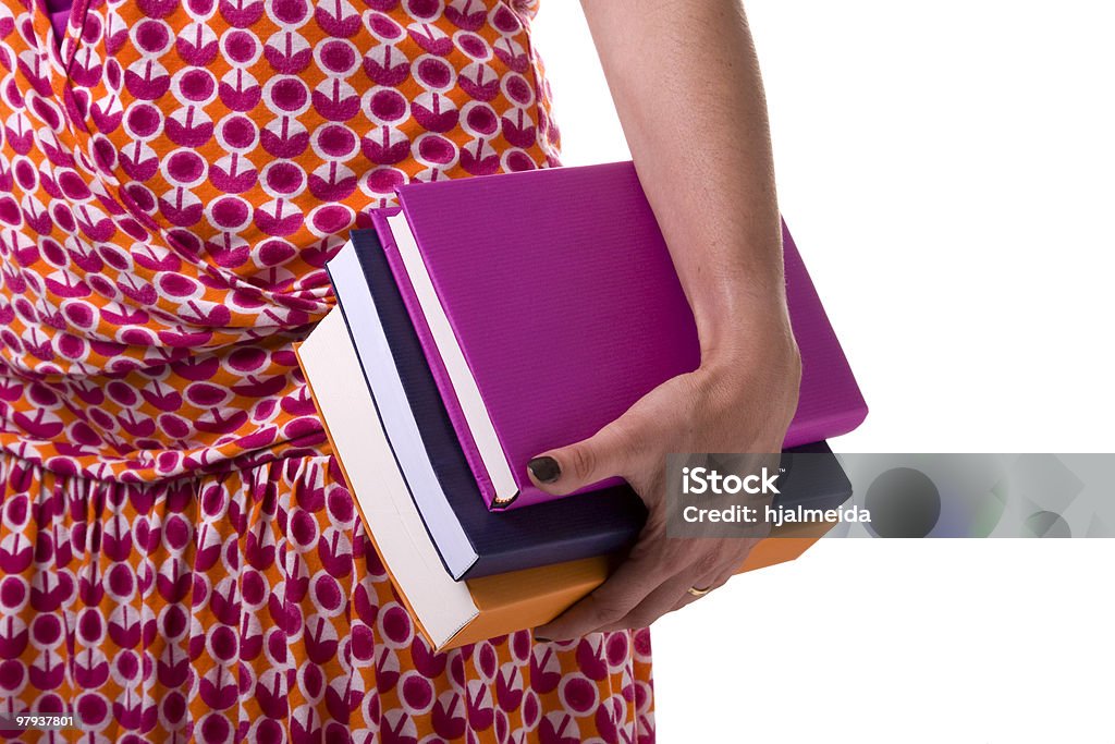 carring books to school  Adult Stock Photo