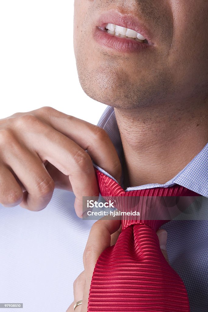 Uomo d'affari di stress - Foto stock royalty-free di Cravatta