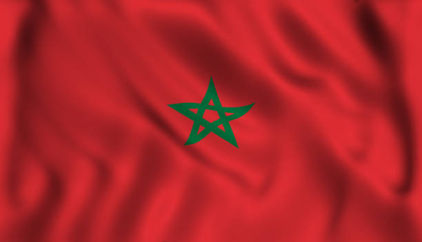 istock Flag marocco waving in the wind maroccan symbol 979412352